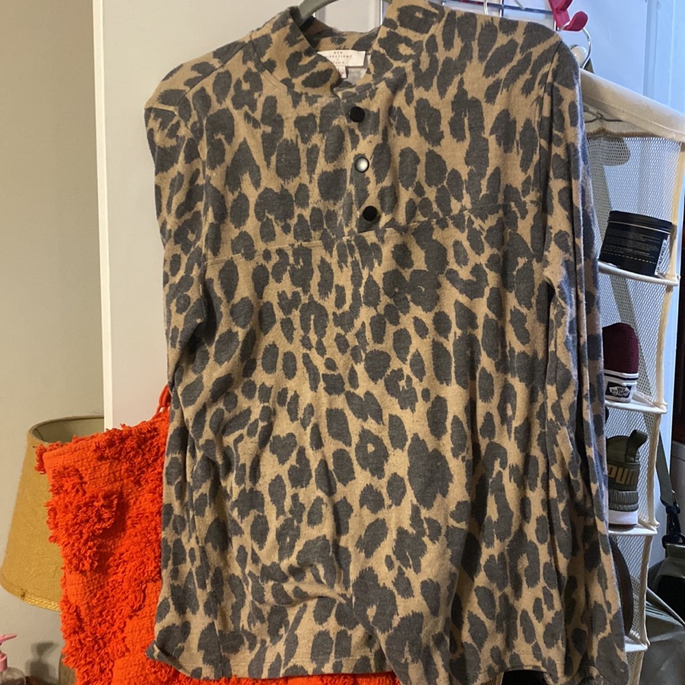 Leopard pullover